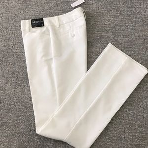 Straight Leg white dress pants